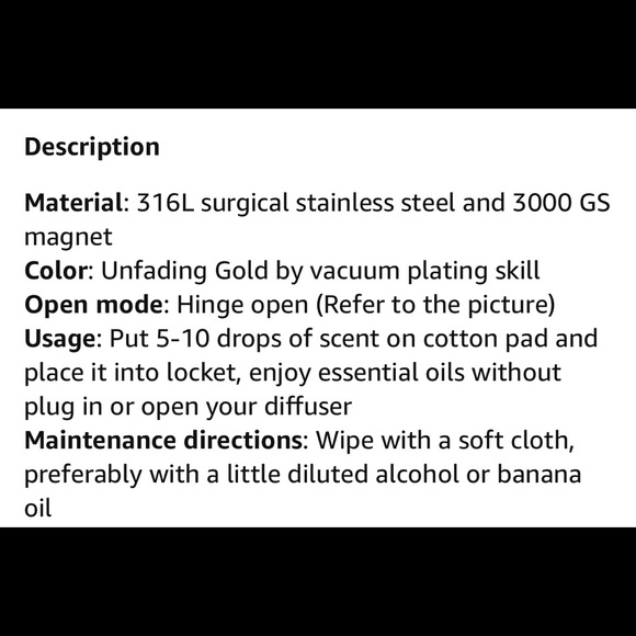 NRFB Essential Oil Diffuser Bracelet Vacuum Plated - Picture 7 of 8